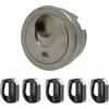 Disec Defender magnetico Monolito MR500 H.25 5 chiavi Inox satinato