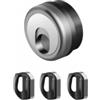 Disec Defender magnetico Monolito MR503 H.25 per serrature Atra 3 chiavi Cromo satinato