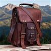 Borsa a tracolla Pro Max Leather Messenger 15'' borsa vintage marrone
