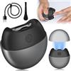 Mokeum Tagliaunghie elettrico, tagliaunghie per bambini con luce ricaricabile USB a 2 velocità trimmer con copertura magnetica Saf-e per neonati, bambini, anziani e adulti