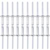 DTGN 5mm x 16mm (DxL) Ciechi Rivetti - 60pz - Buoni per Macchinari Giunzione - Alluminio Cupola Aperto Terminale Rivetto