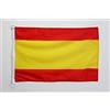 AZ FLAG Bandiera Nautica Spagna senza stemma 150x90 cm Anelli Plastica | Uso esterno e nautico bandiera nautica spagnola España sin armas con anelli in plastica poliestere a rete