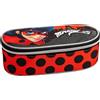 Miraculous - Le storie di Ladybug Miraculous Ladybug - Astuccio ovale organizzato bambini, Vano interno, Poliestere, 22cm, Rosso
