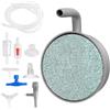Zykra Set di Pietra d'Aria per Acquario 3,8 CM, Disco Aria Pietra per Acquario Bubbler Kit, Serbatoio di Pesci Diffusore di Ossigeno Nano, Ultra Silenzioso Diffusore di Ossigeno, con Tubo dell'Aria