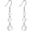 VONALA Orecchini di perle in argento Sterling da appendere per donne e ragazze, Gioielli Donna, Argento sterling