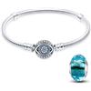 HappyStar Bracciale Donna Argento 925, Bracciali Bead Charm Da Donna,Braccialetto in Argento Sterling con chiusura Regali per donne.
