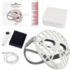 ZENT Maschera LED viso 4 in 1, Maschera infrarossi viso, Terapia con luce rossa, blu, gialla - Rigenerante, anti-età, riduce l'acne - Silicone medico, USB-C, Leggera e impermeabile IP67