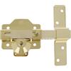 Amig - Catenaccio di sicurezza Mod. 3 - Cilindro da 70 mm - Piastra 105 x 170 mm - Catenaccio sovrapposto per porte d'ingresso o interne - Acciaio - Oro