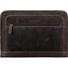STILORD Maximilian Cartella Portadocumenti A4 in pelle vintage Borsa per tablet Custodia rigida per PC e Macbook 13,3 Portablocchi con cerniera Zip Colore:marrone scuro