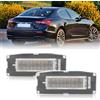 njssjd 2 luci a LED per targa, per Maserati Ghibli MK3 III M157 2014-2020, Canbus senza errori, allo xeno, colore bianco, OEM # 673001401