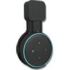 Sintron Supporto da Parete per Dot (3ª generazione), Supporto per Altoparlante Intelligente, Staffa Salvaspazio per Presa, Nessuna Vite, Gestione Cavi Integrata, Compatibile con Google Home (Nero)