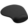 TITANWOLF Tappetino per Mouse con poggiapolso in GelMousepad Relax Polso - Anti tendinite - Mobido e Confortevole - Lavabile - Antiscivolo - Nero