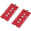 JMT NGFF NVME M2 M2PLUS 2230 a 2280 Scheda adattatore 2230, 2242, 2260, 2280 Trasferimento esteso Cambiamento di dimensione per M.2 U.2 M3 M.3 SSD (2 pezzi)