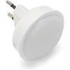 Velamp IL27NG luce notturna LED con sensore crepuscolare - 3000K luce calda - accensione automatica al buio, design compatto per cameretta, corridoio e camera da letto