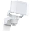 Steinel Faretto da Esterno LED XLED PRO Expanse S bianco | sensore di movimento 240°/12 m, pannello LED orientabile, 14,3 W, 3000 K, IP54