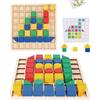 KUKUTrue Giocattoli Montessori 3 4 5 Anni, Giochi in Legno per Bambini, Montessori, Puzzle a Mosaico, Tangram, Motricità Fine, Giochi Educativi, Regalo Bambino Bambina 3-5 Anni