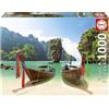 Educa - Puzzle 1000 pezzi Isola di James Bond | Puzzle paesaggi esotici | Misura 68x48 cm | Include colla Fix | Per adulti 14+ (20283)