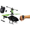 Generico Elicottero Telecomandato con Luce LED Controllo da Polso Infrarossi Radiocomando Decollo RC Giocattolo con Palm Control Elicotteri Radiocomandato RC Mini Elicottero Doppio Giroscopio