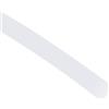 QUARKZMAN Nastro Tenuta Schiuma Silicone 15mm 2 m 6.5ft Guarnizione Rotondo in Schiuma di Gomma Corda Spugna Trasparente Solida Nastro Isolante per Porte e Finestre