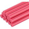 QUARKZMAN 12Pz Stick Colla a Caldo Mini per Pistola per Colle 11mm x 100mm Colla a Caldo Bastoncini Grandi Ricariche, Rosso Pallido
