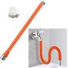 Syiyunran Prolunga Rubinetto Doccetta Lavandino Adattatore Estensione - Arancione, 1 Pezzo, 30 CM, Girevole a 360° Estensore Wasserhahn Aufsatz Schwenkbar, Adatto Cucina, Bancone Bar, WC in Bagno