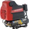 FIAC Leonardo - Compressore aria elettrico portatile monofase silenziato, oil-less - Motore 1 HP - 6 lt
