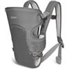Kikka Boo KikkaBoo Marsupio Neonato Estivo 0-36 Mesi MYRA, Ergonomico, 3 Posizioni, Spallacci regolabili, Traspirante, Leggero, fino a 9 kg, Grigio