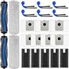 FILTERIST (22 Pezzi) T80 Omni Ricambi per Robot Aspirapolvere ECOVACS DEEBOT T80 Omni, 2 Spazzole a Rullo, 2 Rulli Spazzola, 6 Spazzole Laterali, 7 Sacchetti per la Polvere, 5 Filtri HEPA, Kit Accessori