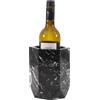 Radicaln Secchio refrigeratore per vino in marmo nero, 16,5 cm, fatto a mano, 750 ml, refrigeratore per bottiglie di vino e champagne, per feste, cucina, bar, carrello, decorazione per raffreddare e mantenere