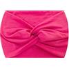 SYSUII 5 fasce larghe per capelli da donna, estive, boho, tinta unita, fascia elastica per capelli, per yoga, trucco, sport e allenamento, colore rosso rosa