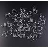 FingerAngel Finger Angel, 100 espositori trasparenti per nail art, smalti, unghie colorate
