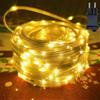Hopelit Catena luminosa per esterni, 20 m, 200 LED, luce bianca calda, 8 modalità, per interni con spina timer, funzione di memoria, IP67, impermeabile, per giardino, balcone, albero di Natale