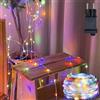 Hopelit Catena luminosa per esterni, 20 m, 200 LED, 8 modalità, per interni con spina timer, funzione di memoria, IP67, impermeabile, per giardino, balcone, albero di Natale