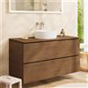 hansgrohe LivaFine mobile con lavabo La: 118 P: 55 cm, 2 scomparti estraibili, 61071450+54394550+54277550, LivaFine [Mobili da Bagno > Mobili con Lavabo Integrato]