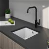 evineo line 300 lavello da cucina La: 40 P: 40 cm, EUN100WE+UB630166, line 300 bianco [Lavelli da Cucina > per Base Sottolavello a partire da 40 cm]