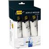 KREUL 85930 - Solo Goya Acrylic Medium Set di 3 tubi da 100 ml: Pasta Strutturata Universale, Sabbia Fine e Gel Strutturato Lucido