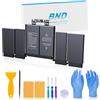 BND A1964 A2251 A1989 Batteria di ricambio per MacBook Pro 13 A1989 (metà 2018, 2019) e A2251 (2020), EMC 3214 3358 3348