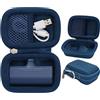 Khanka Custodia Rigida Compatibile con iWALK/Veger Batteria Portatile 4800/4500/3350mAh 5000mAh(Solo Custodia,Blu)
