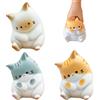 CANRNYACBZ 3 Pcs Giocattoli Antistress Di Gatto Mochi Squishy Gatto Fidget Anti Stress Squeeze Toy Animali Squishy Morbidi Da Spremere Giocattoli Sensoriali Divertenti di Guarigione Per Bambini E Adulti