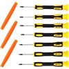 zizitips Set di cacciaviti Torx 10 pezzi T3 T4 T5 T6 T7 T8 T10 con 7 cacciaviti magnetici e 3 strumenti leva, attrezzi di precisione per PS5 PS4 PS3 Xbox MacBook laptop smartphone tablet riparazione