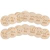 Pearhead Milestone cards - 7 biglietti in legno per documentare la crescita del bambino - pearhead