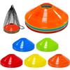 CAIXIANGYU Coni da Allenamento per Calcio con Borsa a Rete - Cinesini per Marcatura Campo e Allenamento di Calcio, Basket e Atletica(20 PCS)
