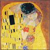 Artopweb TW22314 KLIMT Il Bacio Detail Decorative Panel, Wood MDF, Multicolour, 50x50 Cm