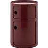Kartell - Portaoggetti Componibili - Rosso - ABS - Designer Anna Castelli Ferrieri