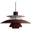 Louis Poulsen - Sospensione PH - Rosso - Alluminio laccato - Designer Poul Henningsen