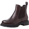 Tamaris Donna Chelsea Leder Gore-Tex, Mocca, 38 EU