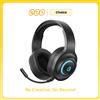 QCY Heroad V200 BH25H4GMA Cuffie da Gaming Over-Ear Bluetooth 6.0 Wireless con Driver da 50mm, Audio Surround 7.1 e Illuminazione RGB