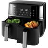 Braun Friggitrice ad Aria Doppio Cassetto TD3030I TwinCook 3 Airfryer 8 Litri