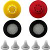 Voolan Set Limitatore di Flusso per Doccia, parti di Ricambio per Soffione Fisso - Limitatore di Riduttore di Flusso da 1,8 e 2,5 GPM + 2 Guarnizioni del Filtro + 5 ugelli in Silicone Morbido
