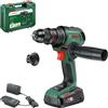 Bosch trapano avvitatore a batt. AdvancedDrill 18V-80 (foratura/avvitamento; 18V; 78Nm; mandrino metallo 13mm; portabit magnetico; impugnatura suppl.; batteria e caricabatt.)
